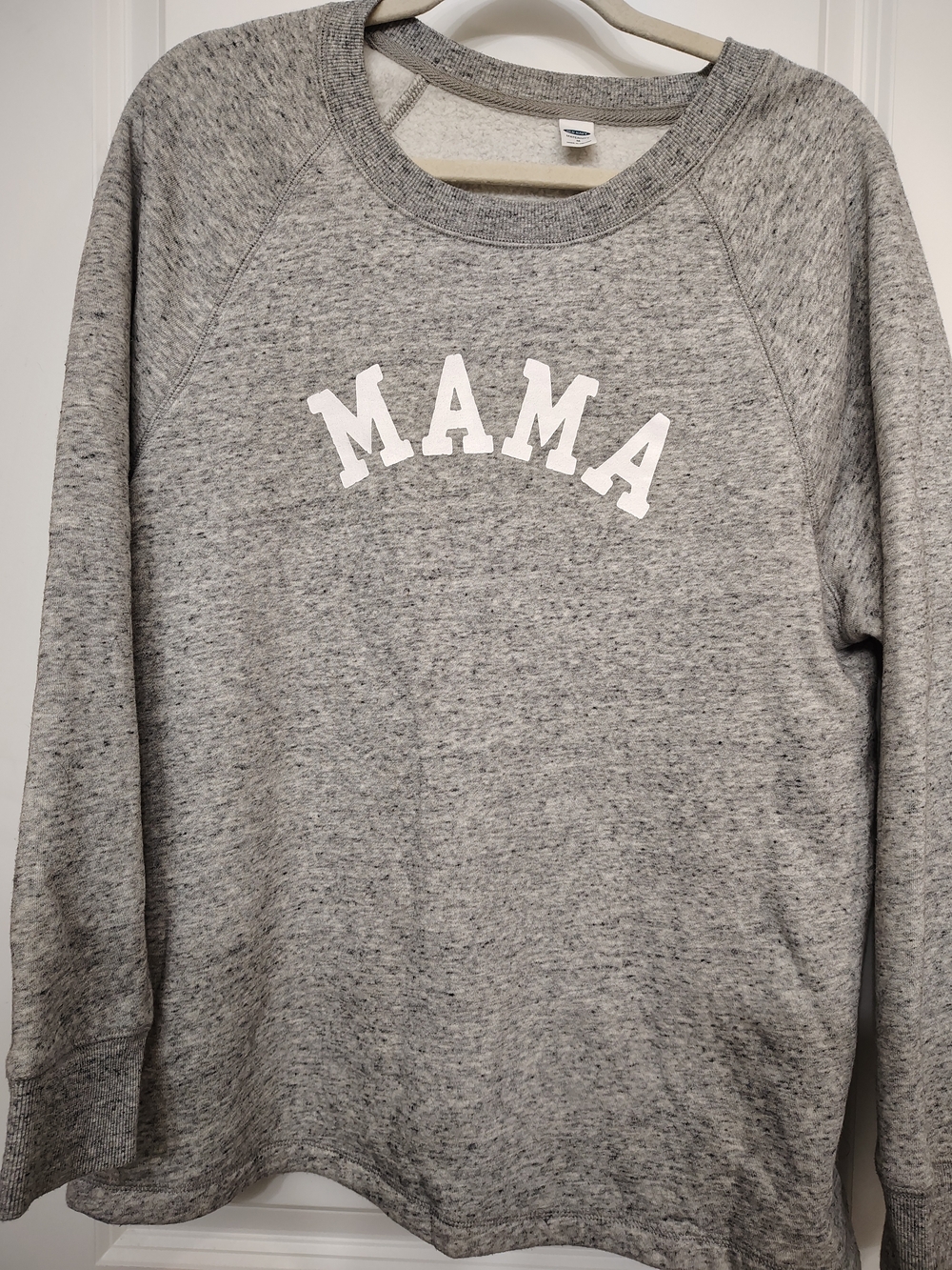 Old Navy Grey 'MAMA' Crewneck Sweatshirt